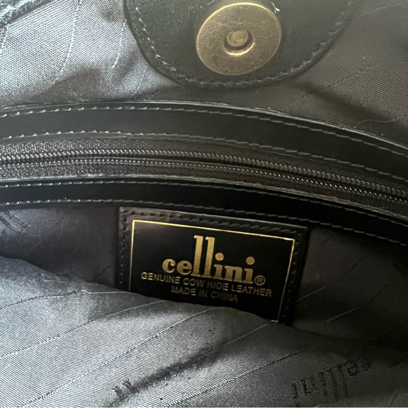 Cellini Leather Crossbody Bag Black - Picture 3 of 8